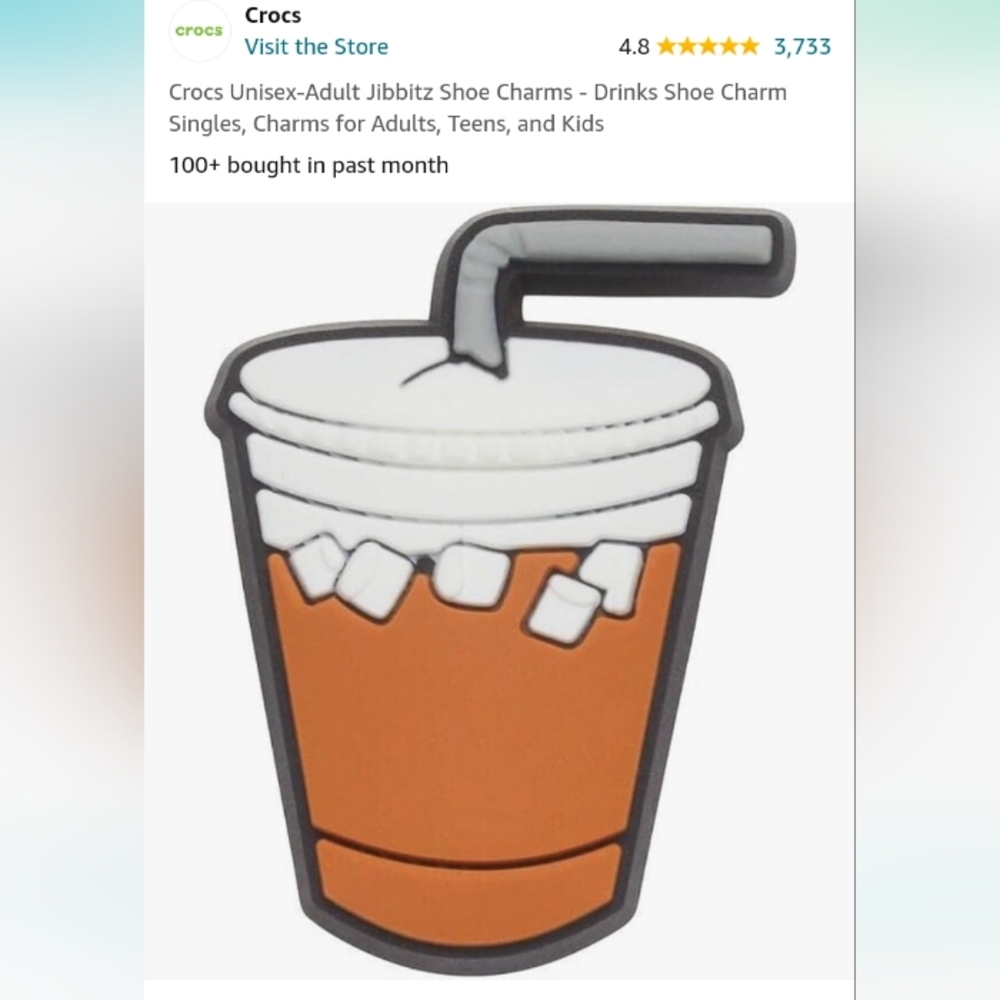 Iced Coffee Jibbitz